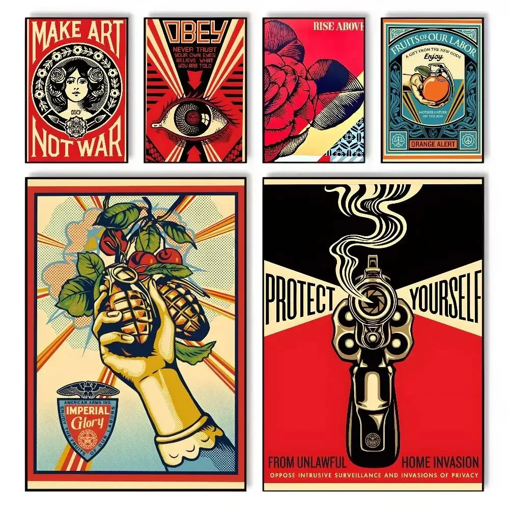 Street Fashion Poster - Vintage Shepard Fairey Art Street No