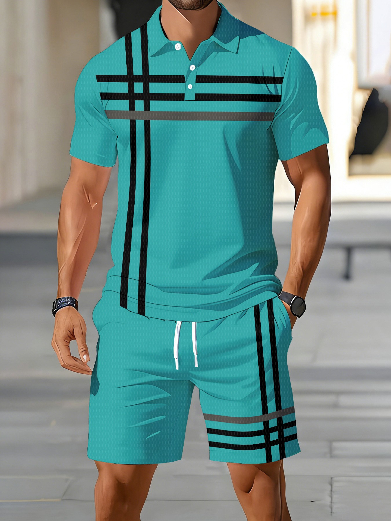 Street Fashion For 2026 - 2026 Summer American Men's Polo Shirt