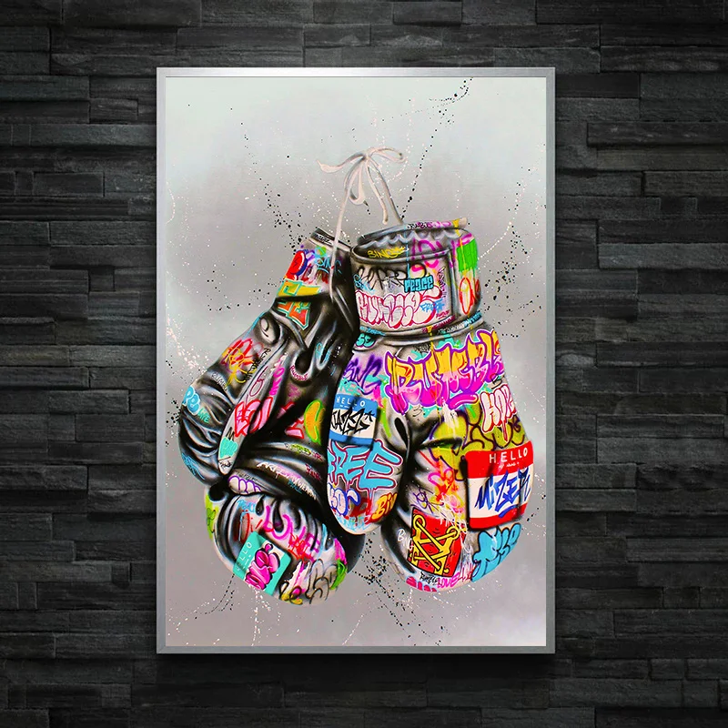 Street Fashion Poster - Fashion Wall Art Canvas Painting Boxing