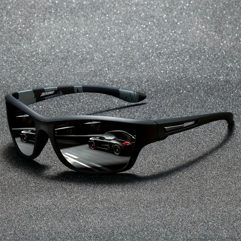 Street Fashion Photoshoot - 1pcs Men's Stylish Oval Frame Glasses,