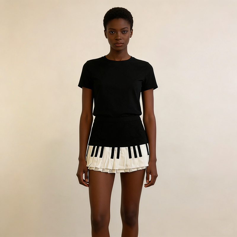Summer Women Piano Designer Fa - đánh giá và giá Street Fashion Korean Girl