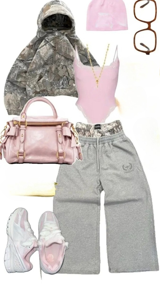 Y2K Suit Womens Vintage 2000s  - đánh giá và giá Camo Pattern Set