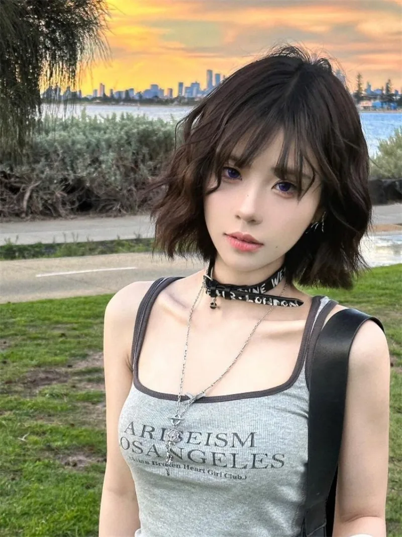 Fashion American Constrast Col - đánh giá và giá Street Fashion Korean Girl