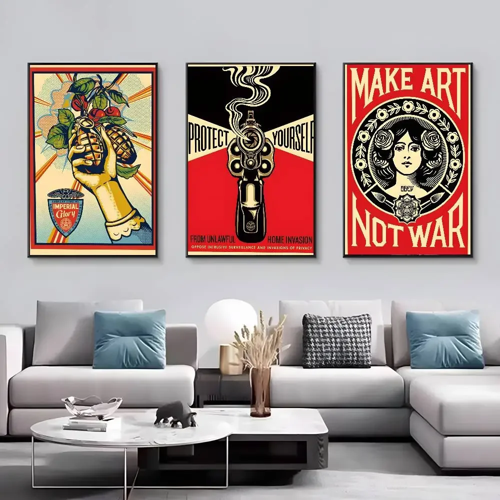 Vintage Shepard Fairey Art Str - đánh giá và giá Street Fashion Poster