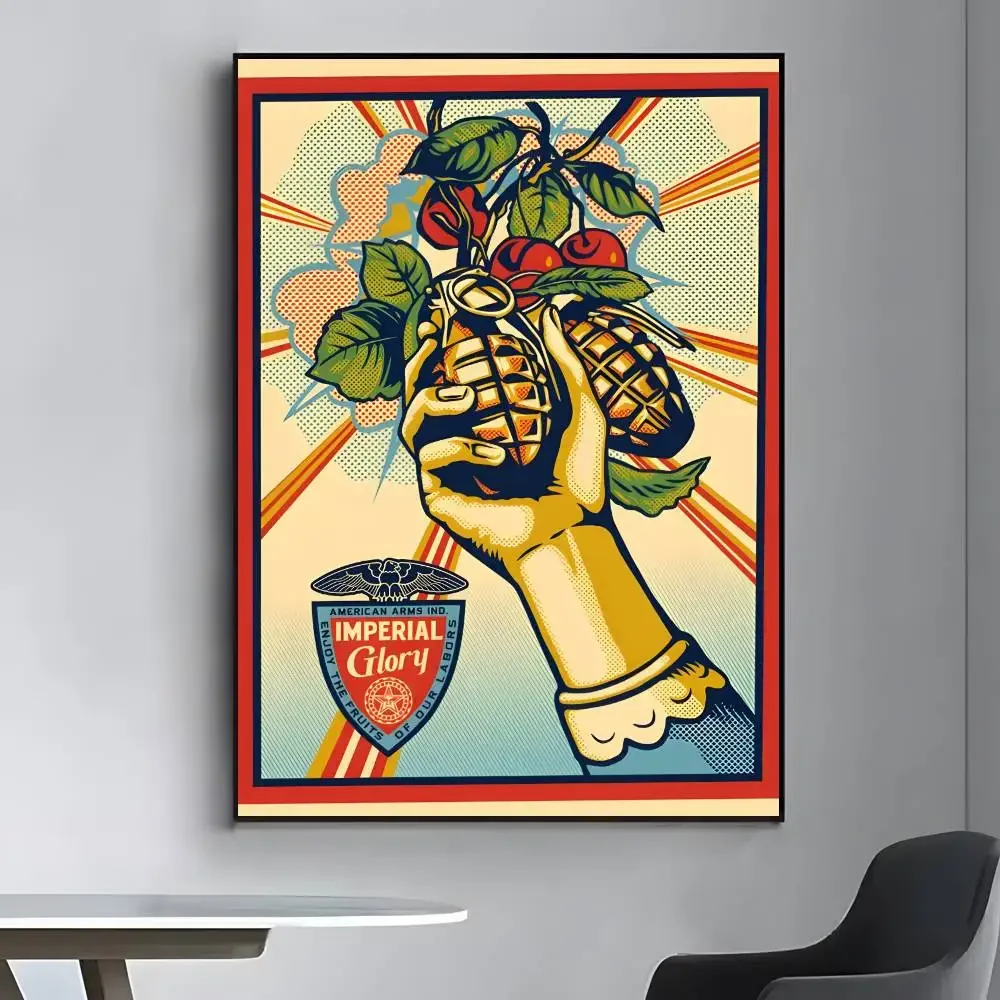 Vintage Shepard Fairey Art Str - đánh giá và giá Street Fashion Poster
