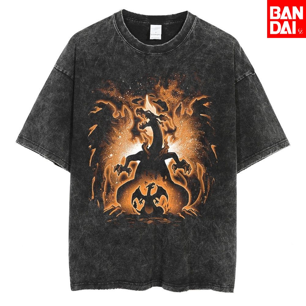 Pokemon Charizard T Shirt Men  - đánh giá và giá Street Fashion Hats