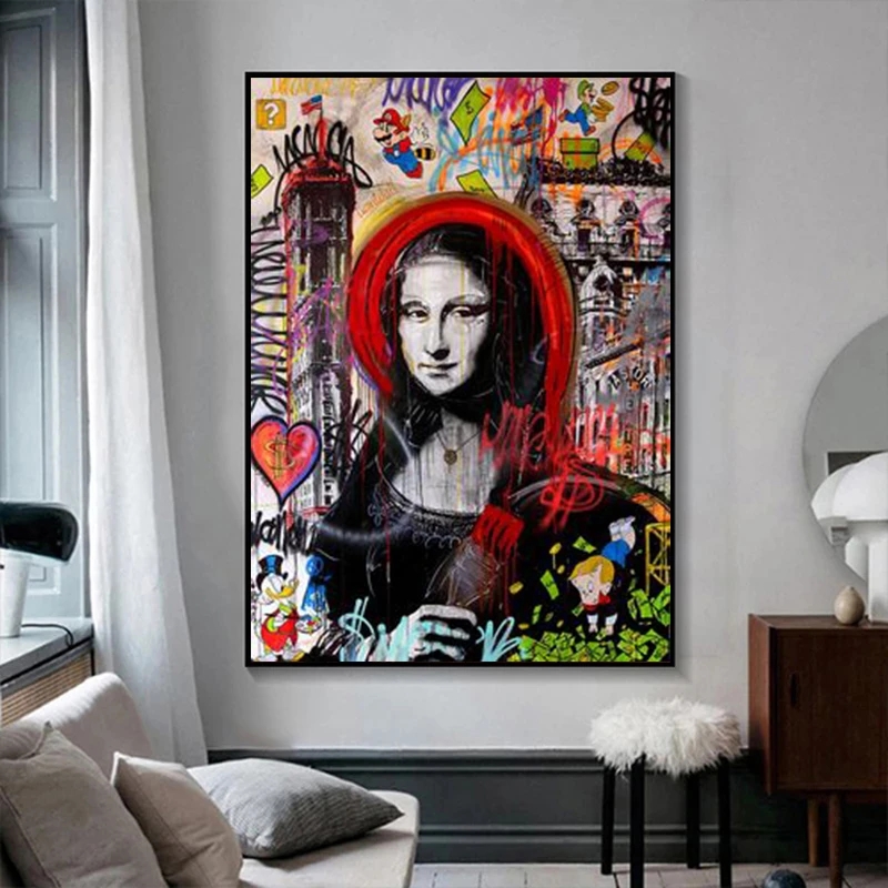 Modern Street Pop Art Mural Ba - đánh giá và giá Street Fashion Poster