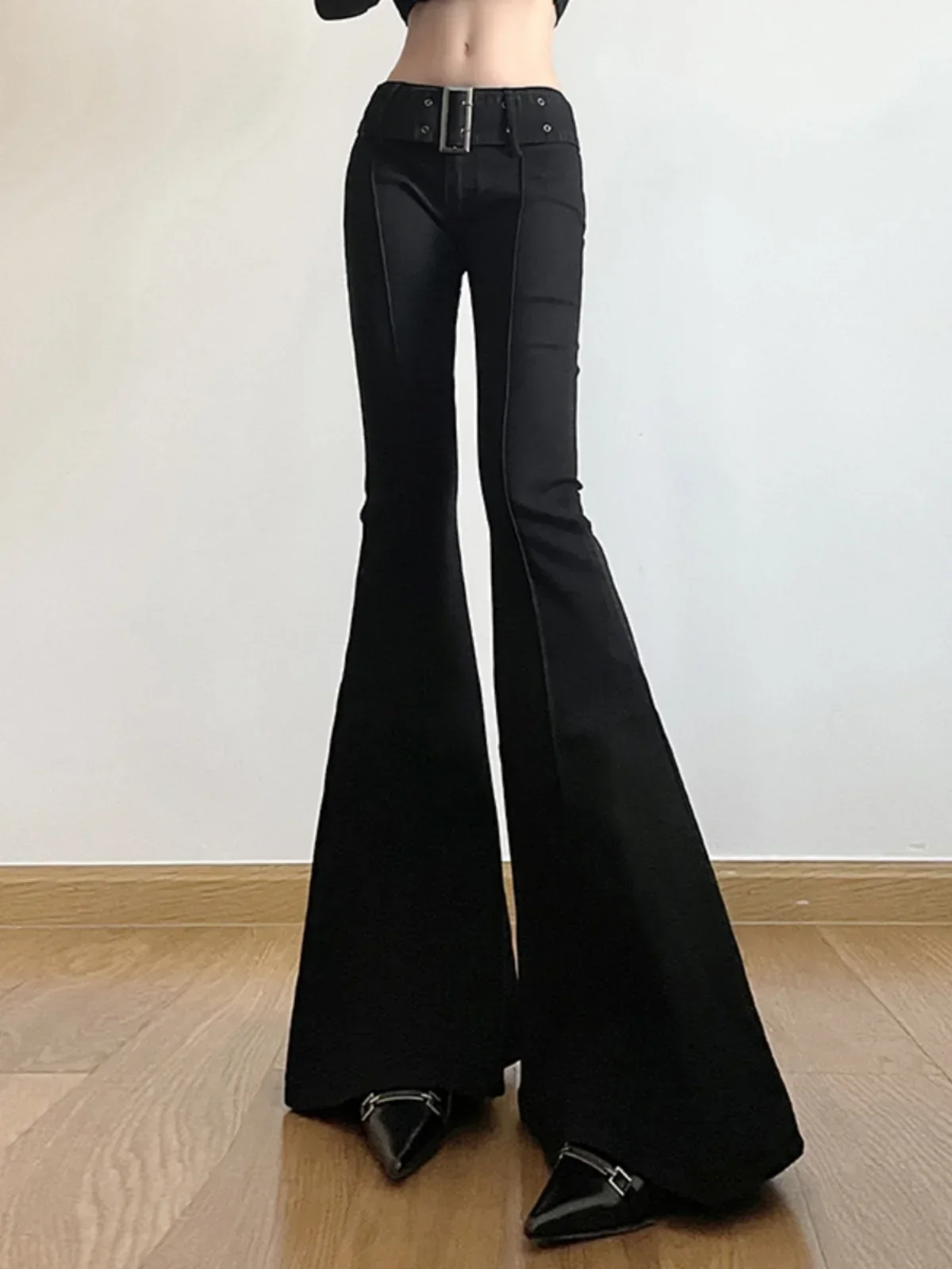 Women's Black Jeans Flare Pant - đánh giá và giá Fashion Street Yoga