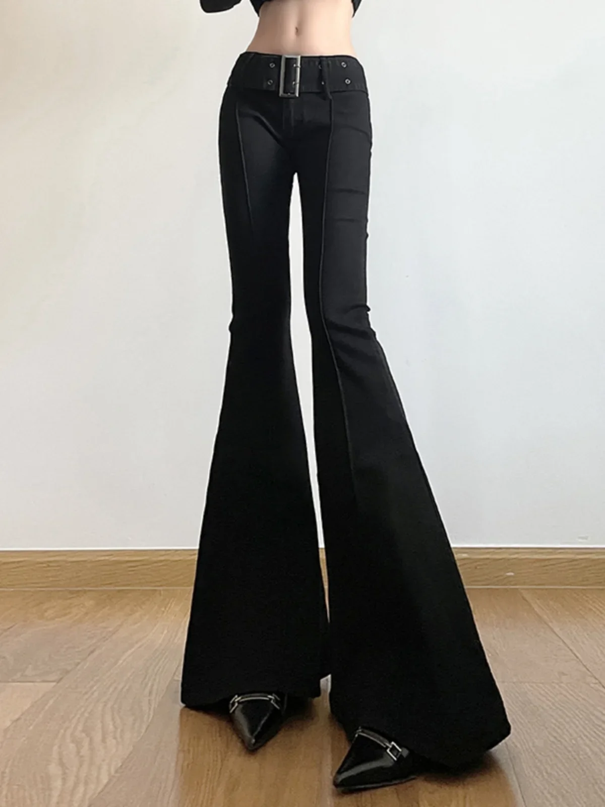 Women's Black Flared Pants Ret - đánh giá và giá Fashion Street Yoga