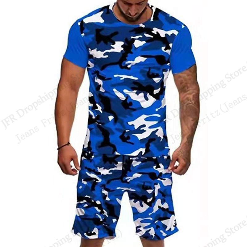 Men's Set T-shirt Camo Camoufl - đánh giá và giá Camo Pattern Set