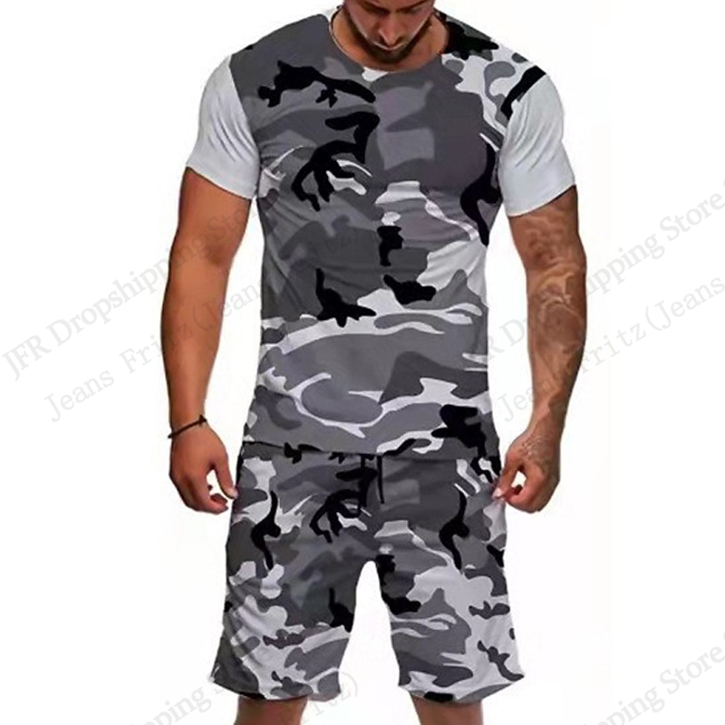 Men's Set T-shirt Camo Camoufl - đánh giá và giá Camo Pattern Set