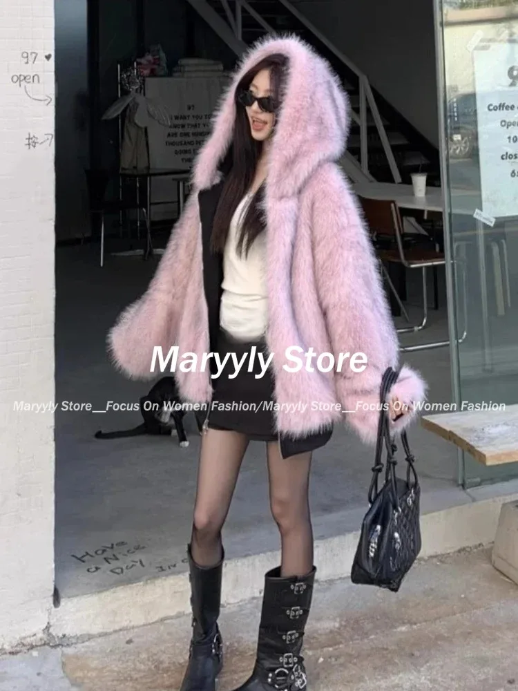 American Vintage Women's Fur P - đánh giá và giá Street Fashion Korean Girl