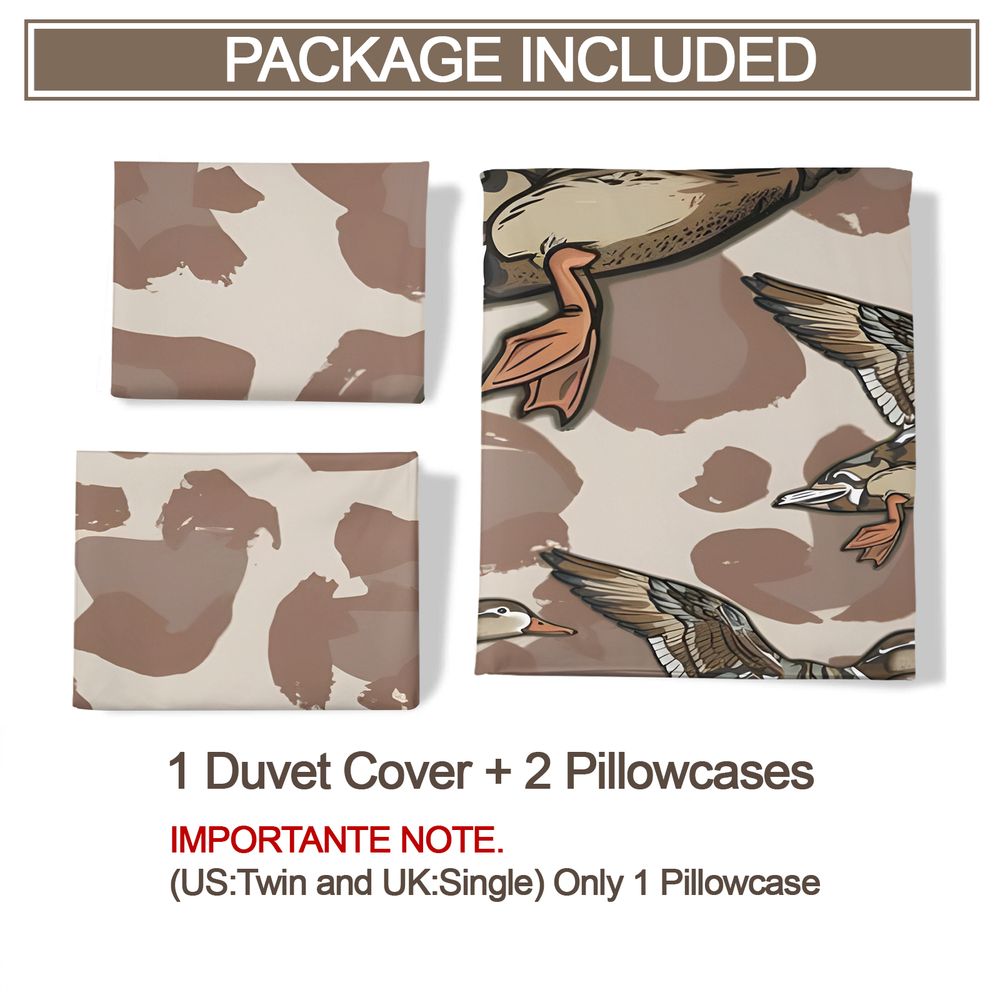 Flying Duck Duvet Cover Set Ca - đánh giá và giá Camo Pattern Set