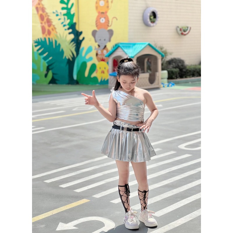 Jazz Kpop Dance Costume Girls  - đánh giá và giá Street Fashion Runway