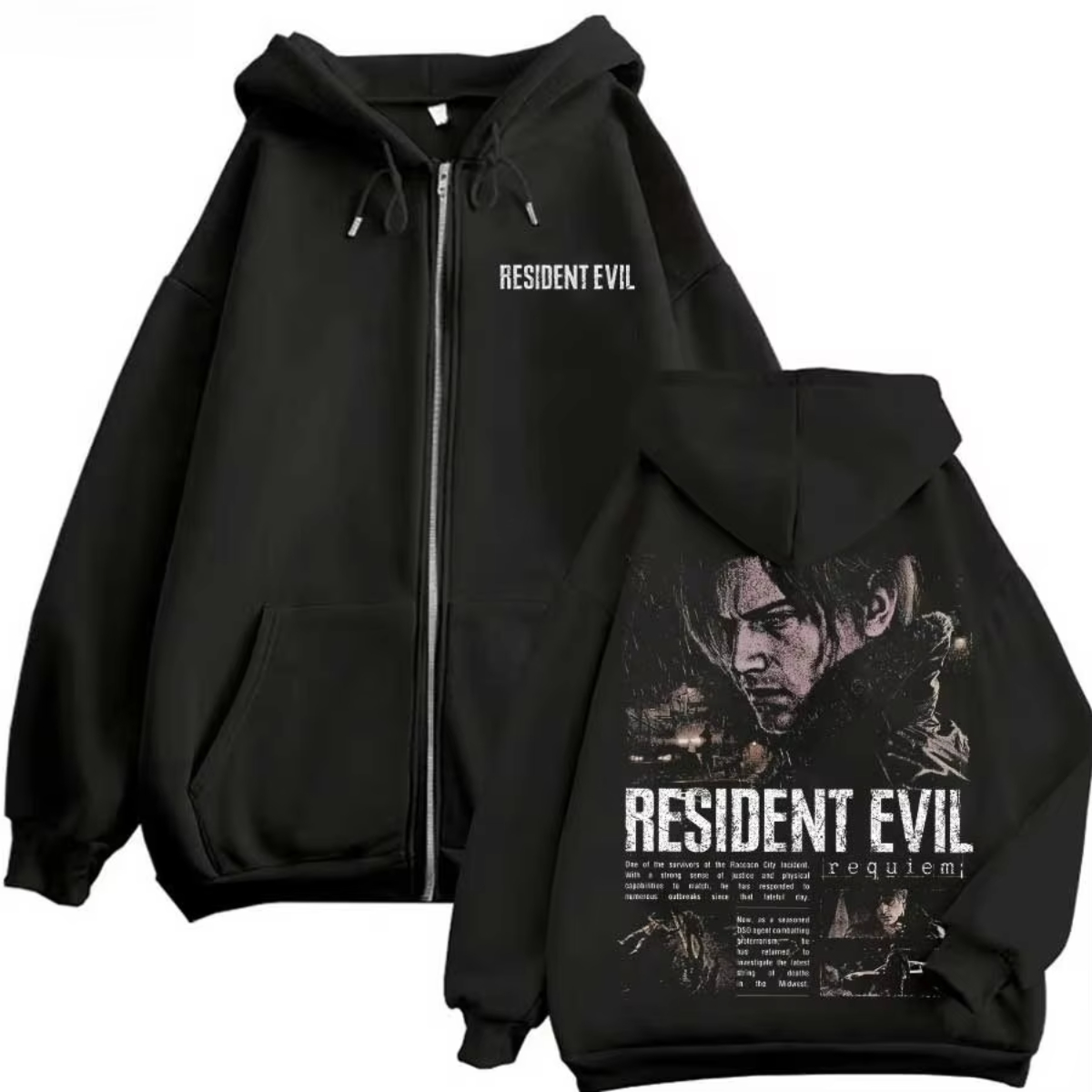 Resident Evil Game Theme Zippe - đánh giá và giá Street Fashion Game